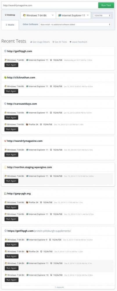 screenshot of the features described in this article